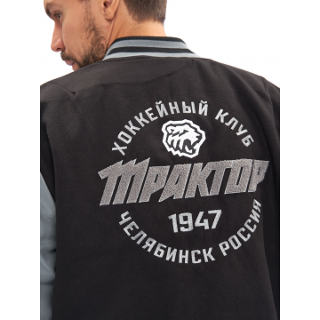 Бомбер ХК Трактор черн.-сер.